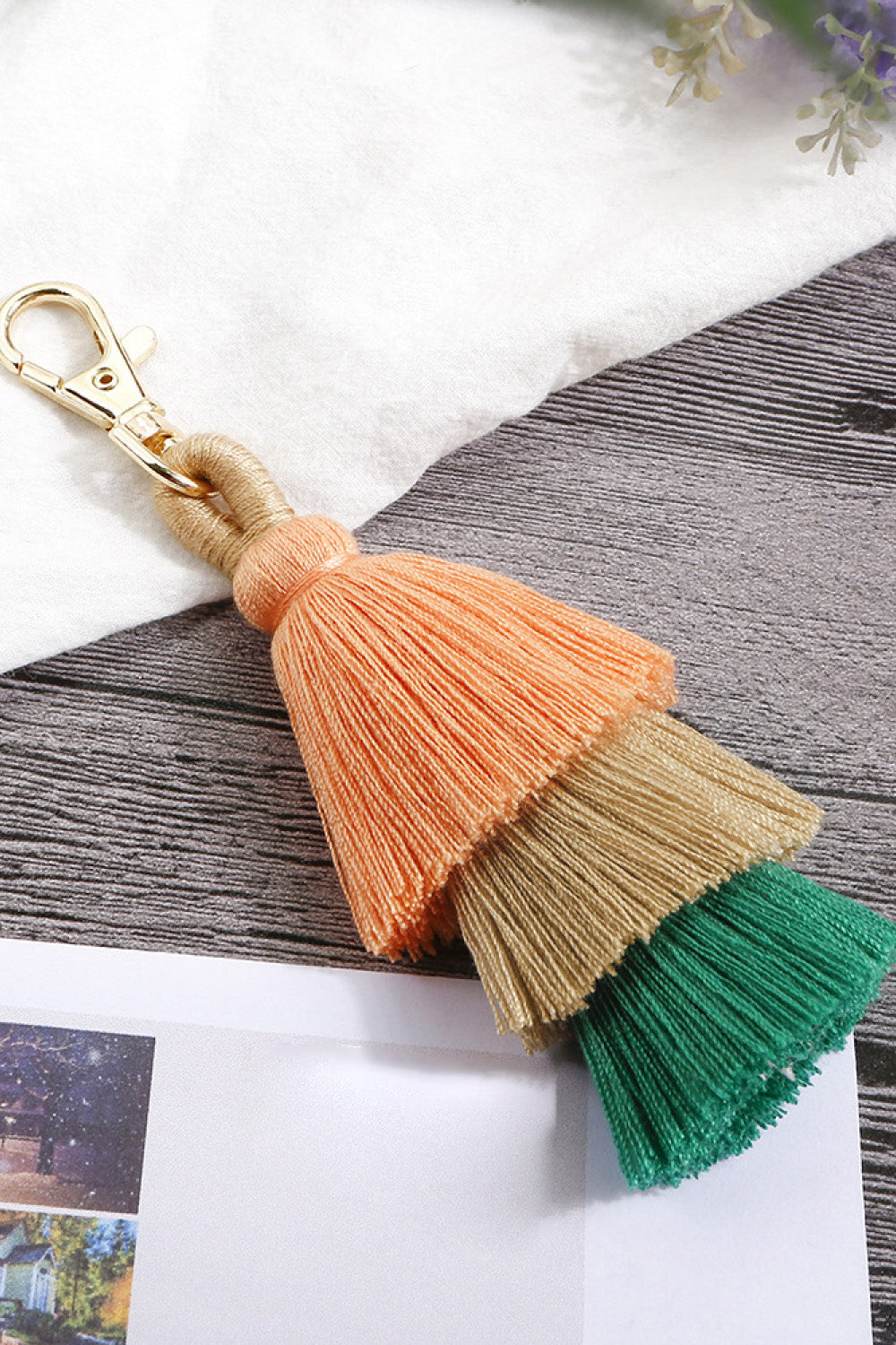 Layered Tassel Keychain-Teresa&#39;s Fashionista LLC