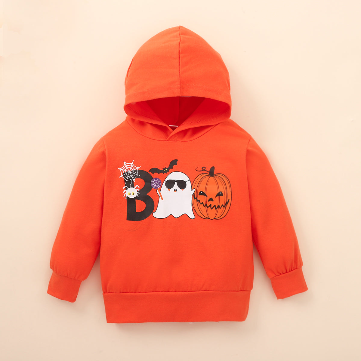 BOO Graphic Long Sleeve Hoodie and Printed Pants Set-Teresa&#39;s Fashionista LLC