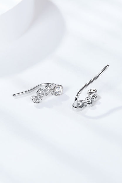 Pear Shape Moissanite Earrings-Teresa&#39;s Fashionista LLC