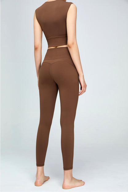 V-Waist Sports Leggings-Teresa&#39;s Fashionista LLC