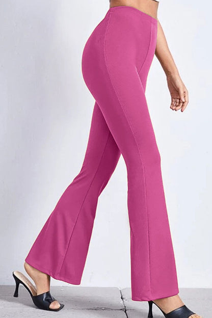 High Rise Flare Pants-Teresa&#39;s Fashionista LLC