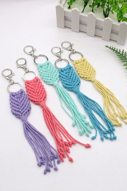 Assorted 4-Pack Handmade Fringe Keychain-Teresa&#39;s Fashionista LLC