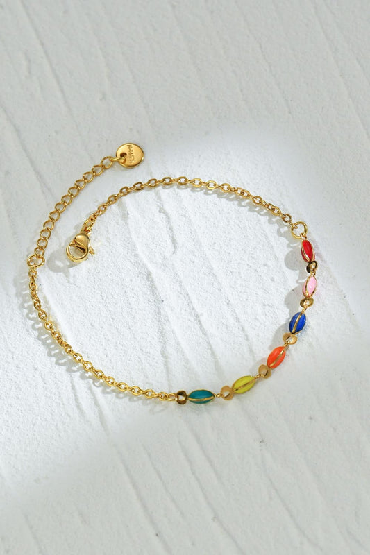 Multicolored Stainless Steel Bracelet-Teresa&#39;s Fashionista LLC