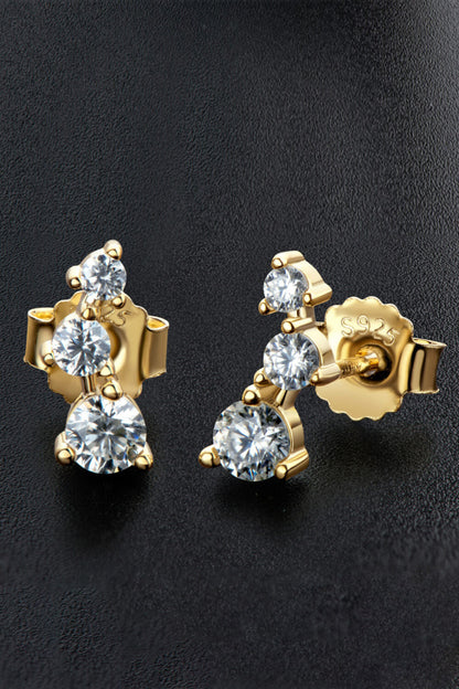 Your Way Moissanite Stud Earrings-Teresa&#39;s Fashionista LLC