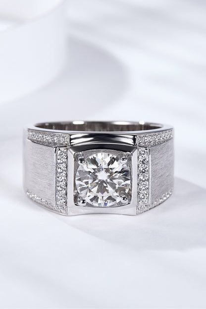 So Charmed 1 Carat Moissanite Ring-Teresa&#39;s Fashionista LLC