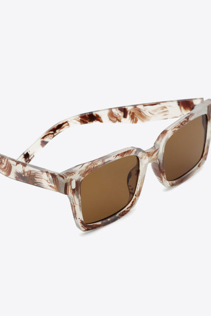 UV400 Polycarbonate Square Sunglasses-Teresa&#39;s Fashionista LLC