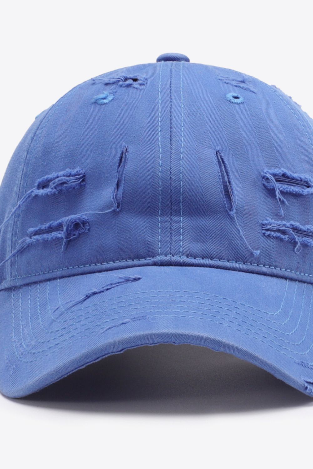 Distressed Adjustable Baseball Cap-Teresa&#39;s Fashionista LLC