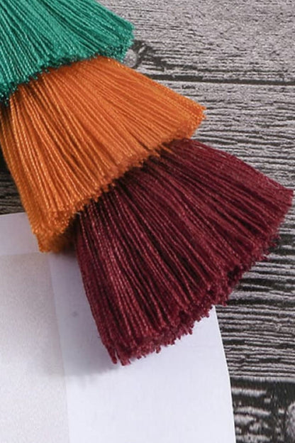 Layered Tassel Keychain-Teresa&#39;s Fashionista LLC