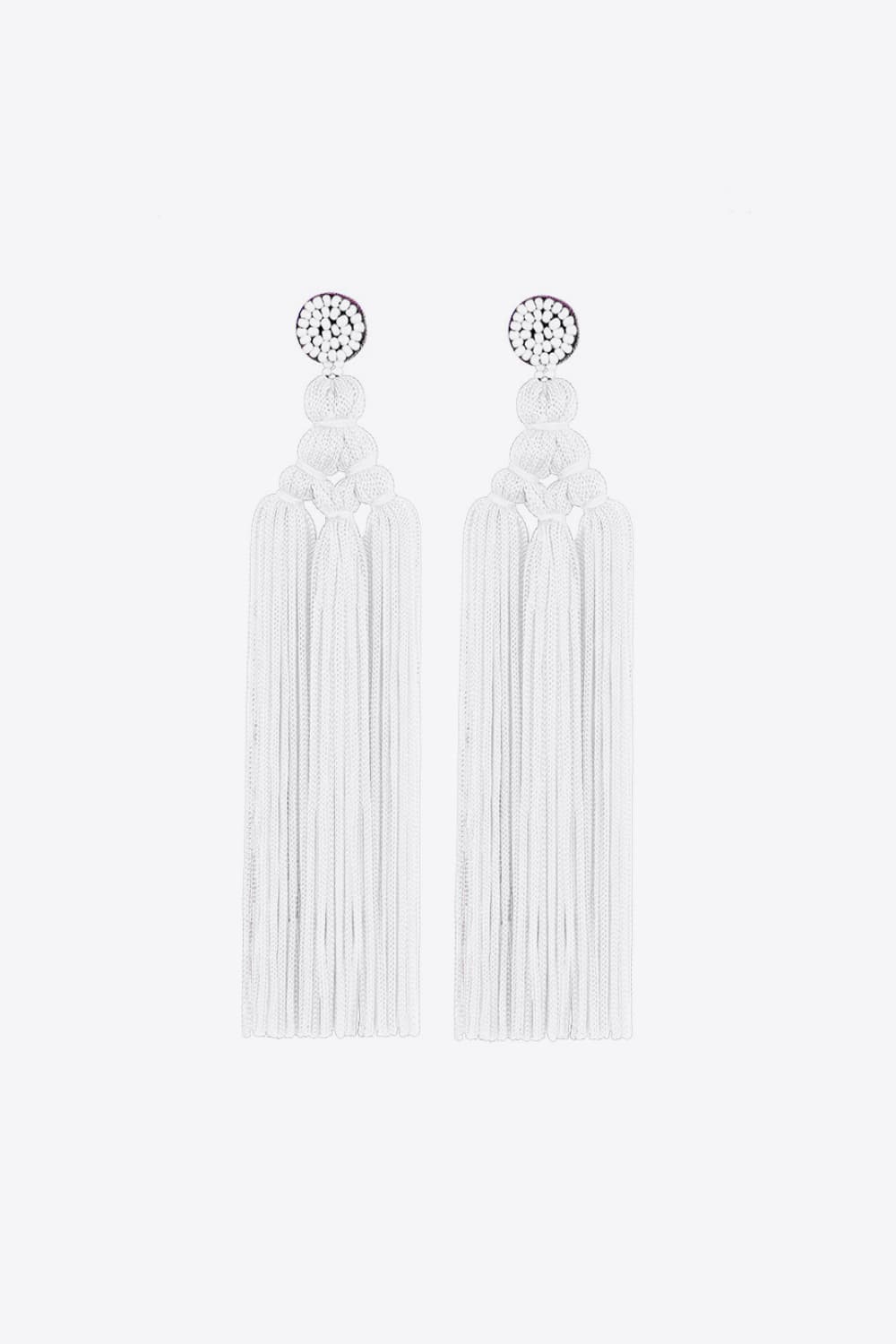 Beaded Tassel Earrings-Teresa&#39;s Fashionista LLC