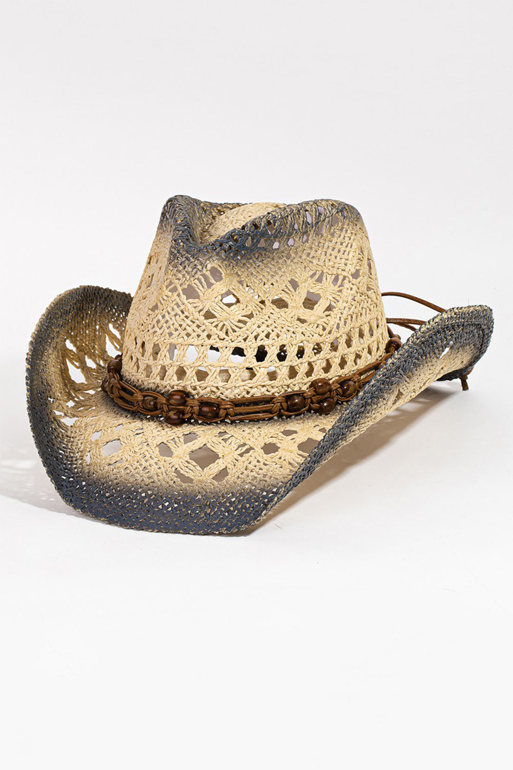 Fame Cutout Rope Strap Wide Brim Hat-Teresa&#39;s Fashionista LLC