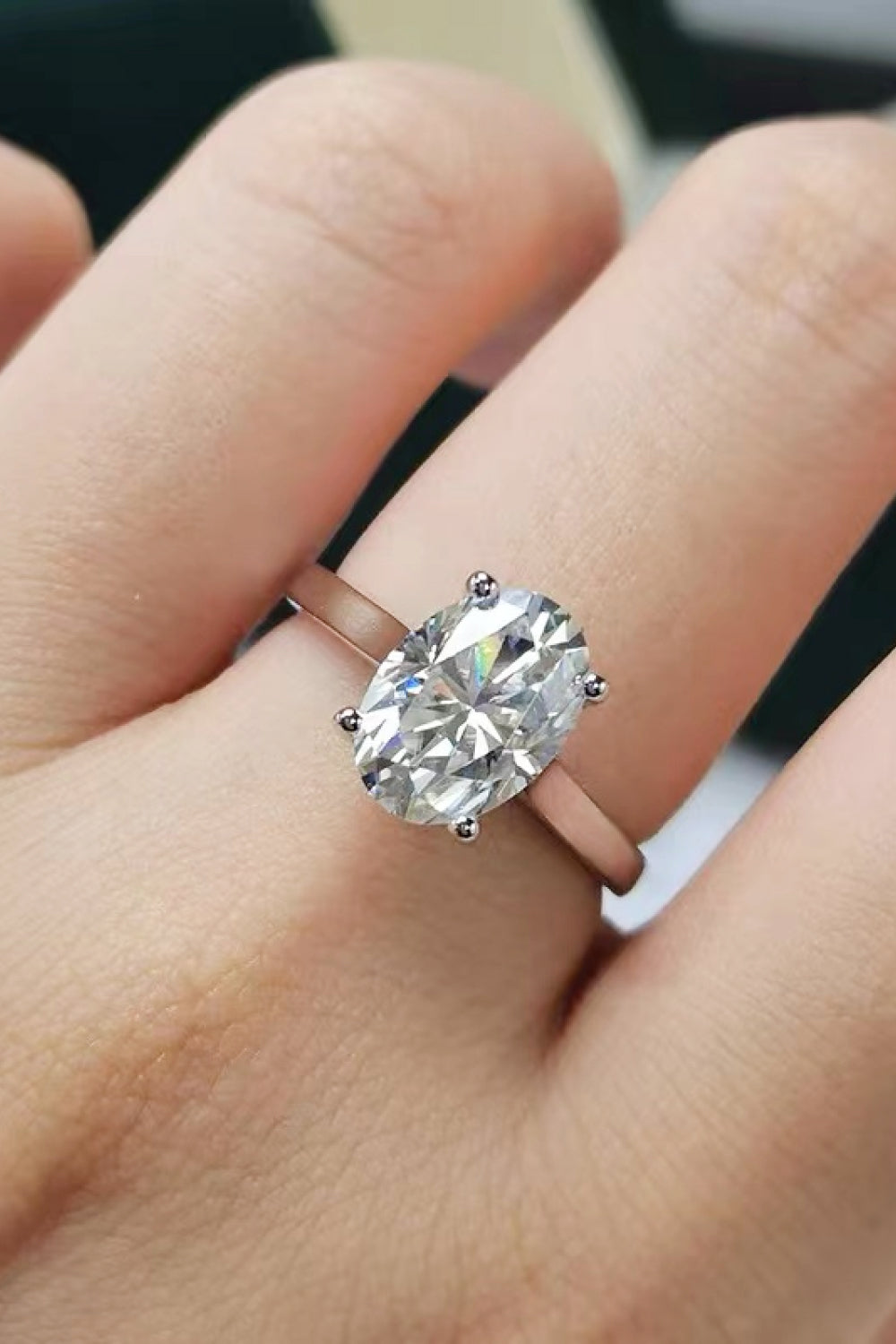 2.5 Carat Moissanite Solitaire Ring-Teresa&#39;s Fashionista LLC