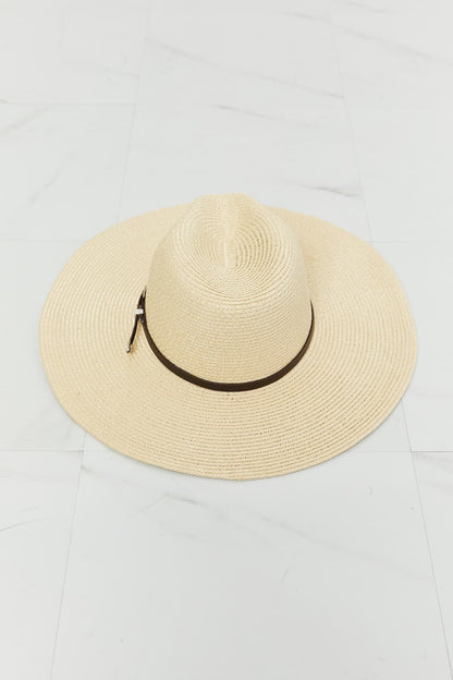 Fame Boho Summer Straw Fedora Hat-Teresa&#39;s Fashionista LLC