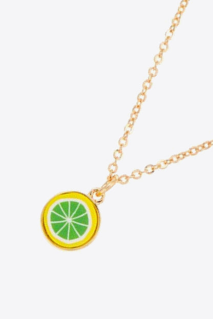 Fruit Pendant Double-Layered Necklace-Teresa&#39;s Fashionista LLC