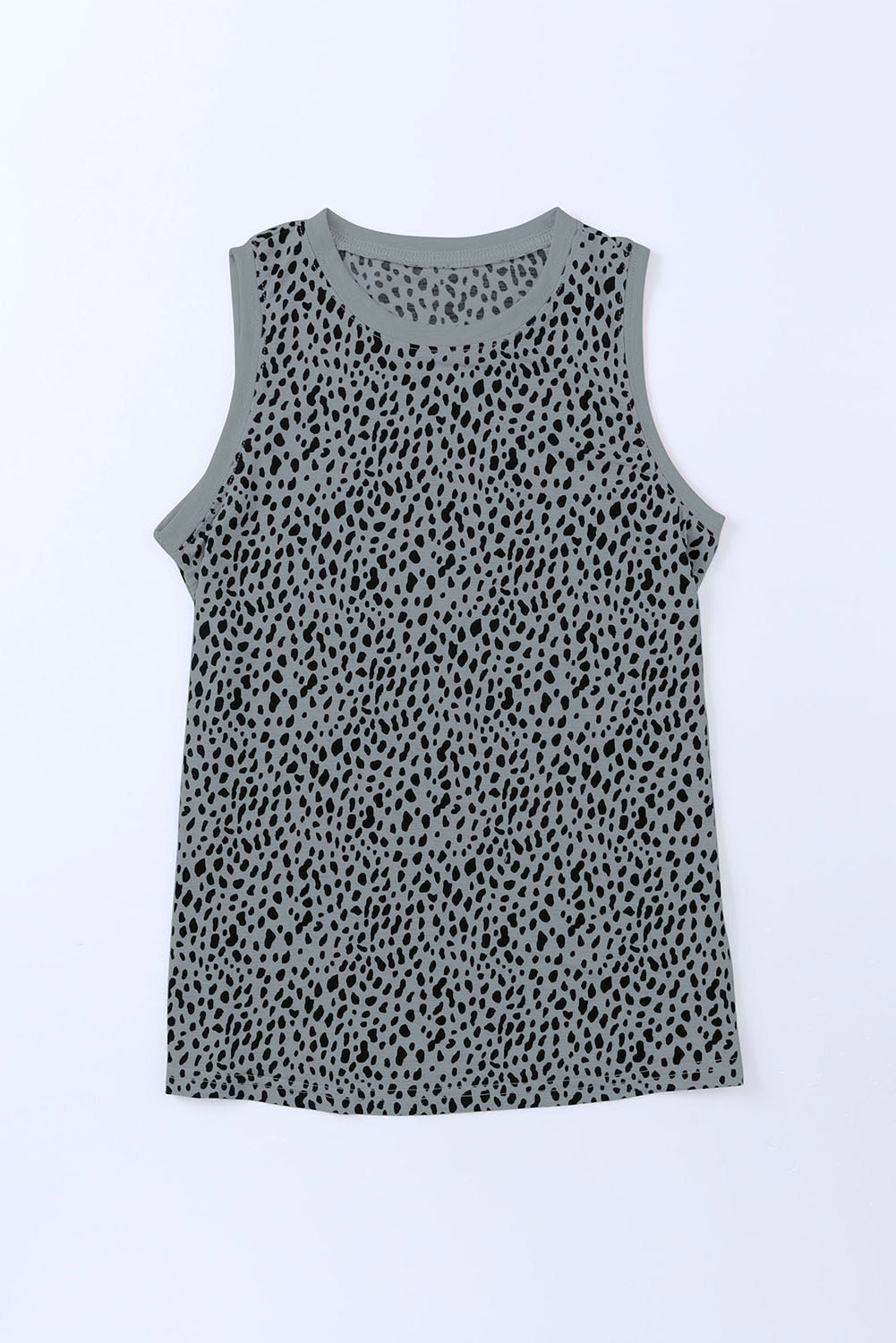 Printed Round Neck Tank-Teresa&#39;s Fashionista LLC