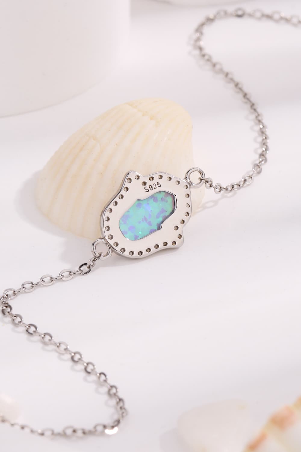 Opal 925 Sterling Silver Bracelet-Teresa&#39;s Fashionista LLC