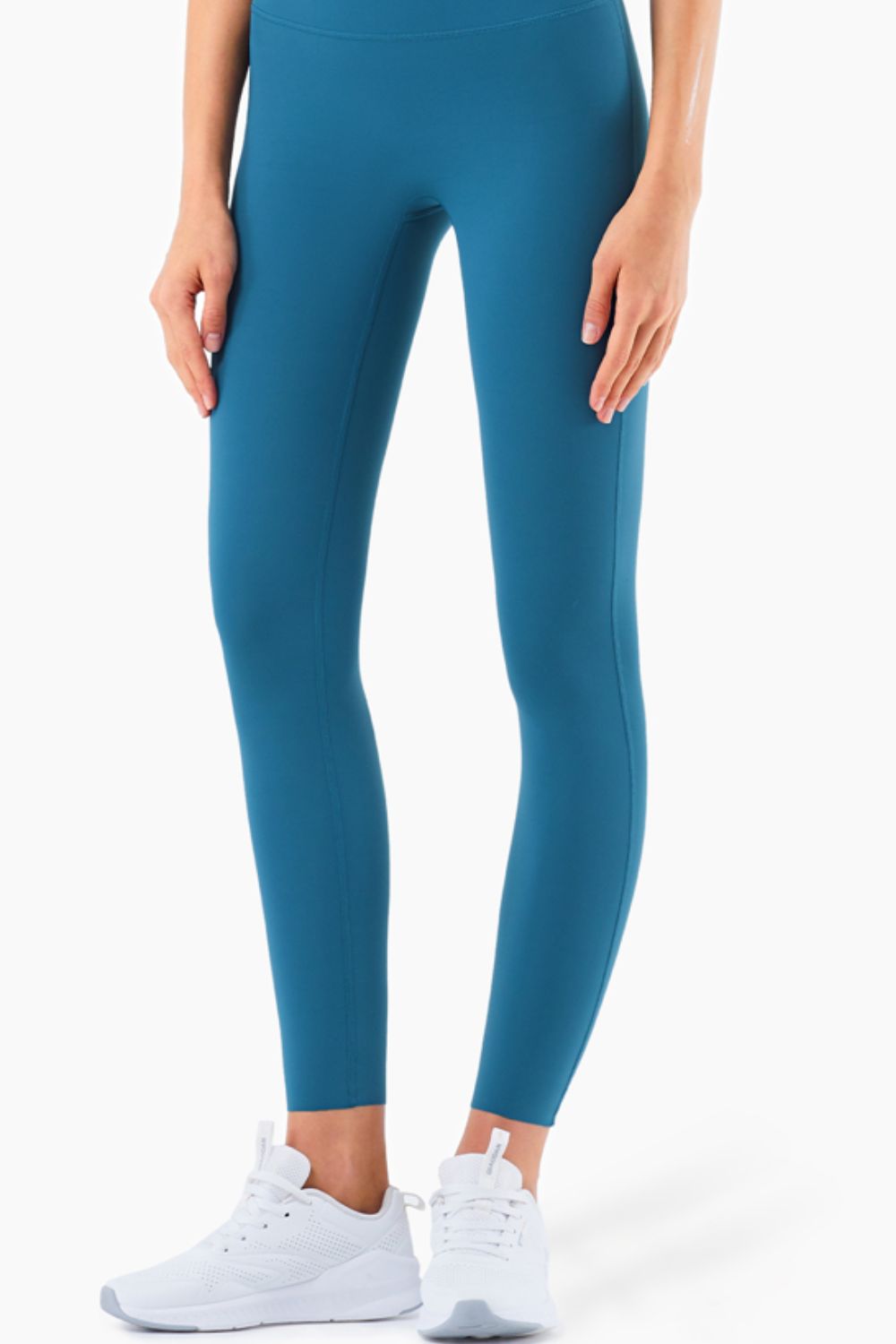 High Waist Seamless Ankle-Length Yoga Leggings-Teresa&#39;s Fashionista LLC