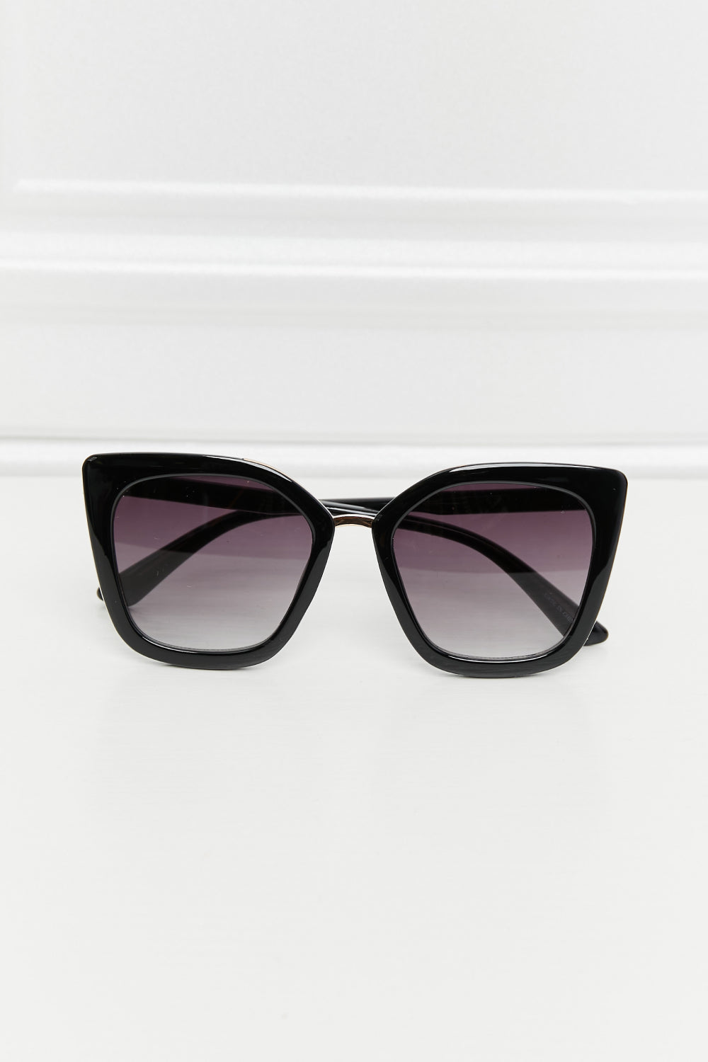 Cat Eye Full Rim Polycarbonate Sunglasses-Teresa&#39;s Fashionista LLC