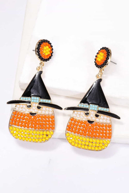 Witch's Hat Shape Synthetic Pearl Dangle Earrings-Teresa&#39;s Fashionista LLC