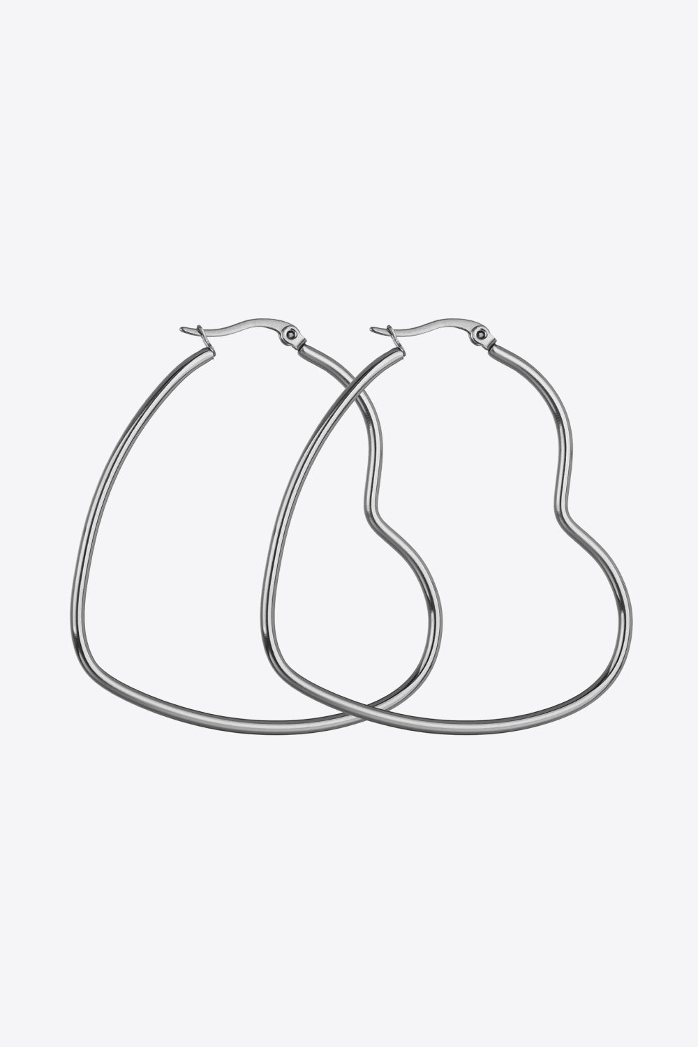 Heart Stainless Steel Earrings-Teresa&#39;s Fashionista LLC