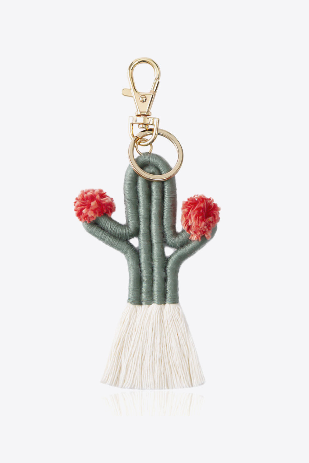 Cactus Keychain with Fringe-Teresa&#39;s Fashionista LLC