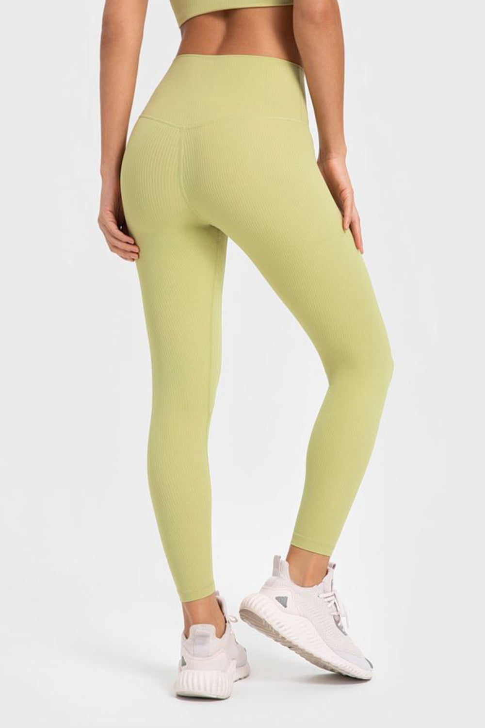 Highly Stretchy Wide Waistband Yoga Leggings-Teresa&#39;s Fashionista LLC