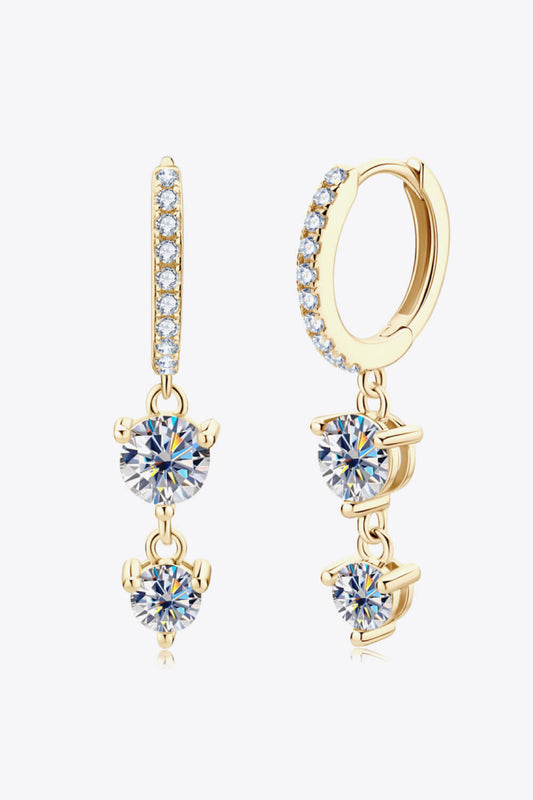 Be The One Moissanite Drop Earrings-Teresa&#39;s Fashionista LLC