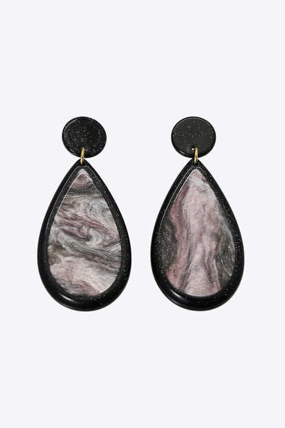 Teardrop Acrylic Earrings-Teresa&#39;s Fashionista LLC