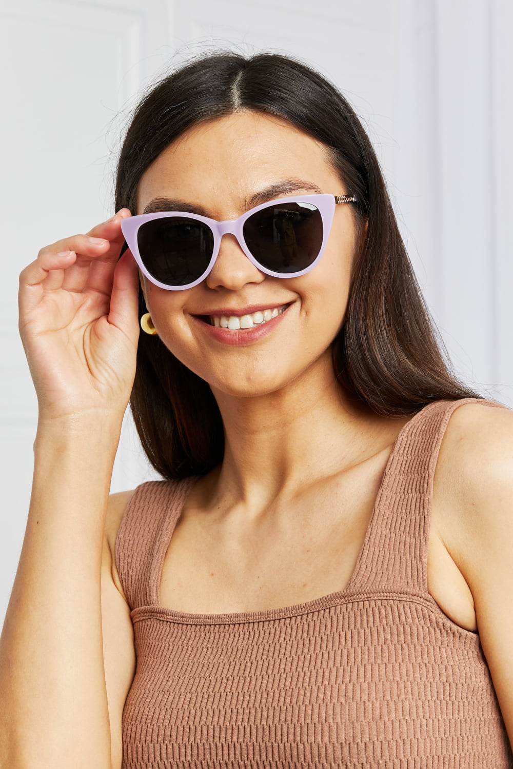 Cat-Eye Acetate Frame Sunglasses-Teresa&#39;s Fashionista LLC