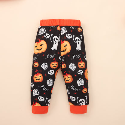 BOO Graphic Long Sleeve Hoodie and Printed Pants Set-Teresa&#39;s Fashionista LLC