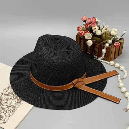 Wide Brim Paper Braided Hat-Teresa&#39;s Fashionista LLC