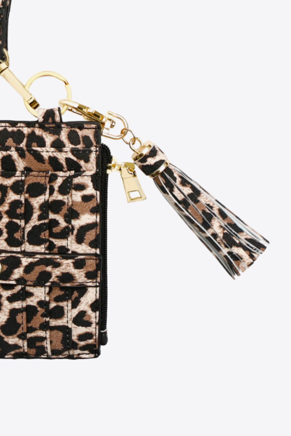 Leopard Tassel Keychain with Wallet-Teresa&#39;s Fashionista LLC