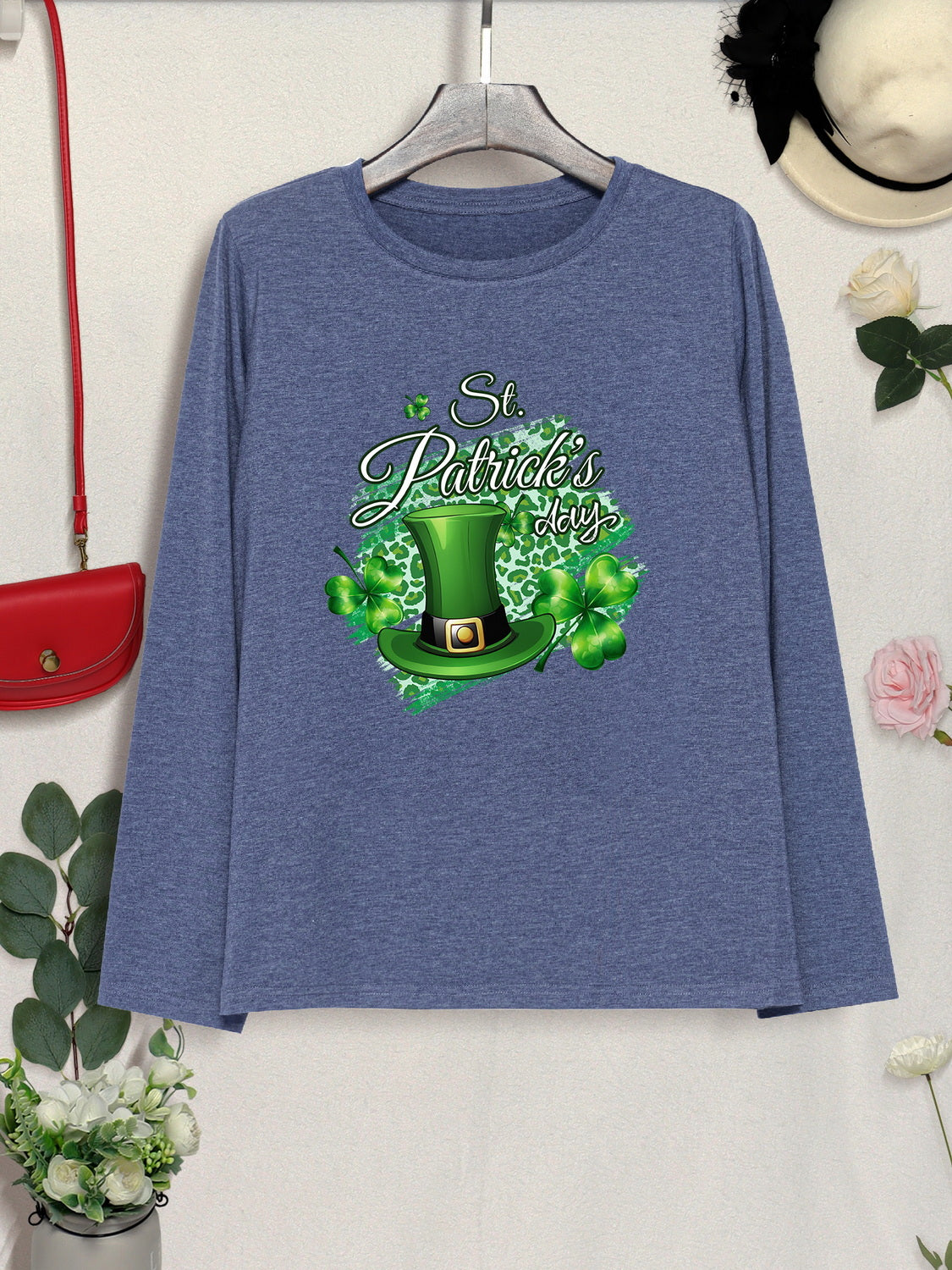 ST. PATRICK'S DAY Round Neck T-Shirt-Teresa&#39;s Fashionista LLC