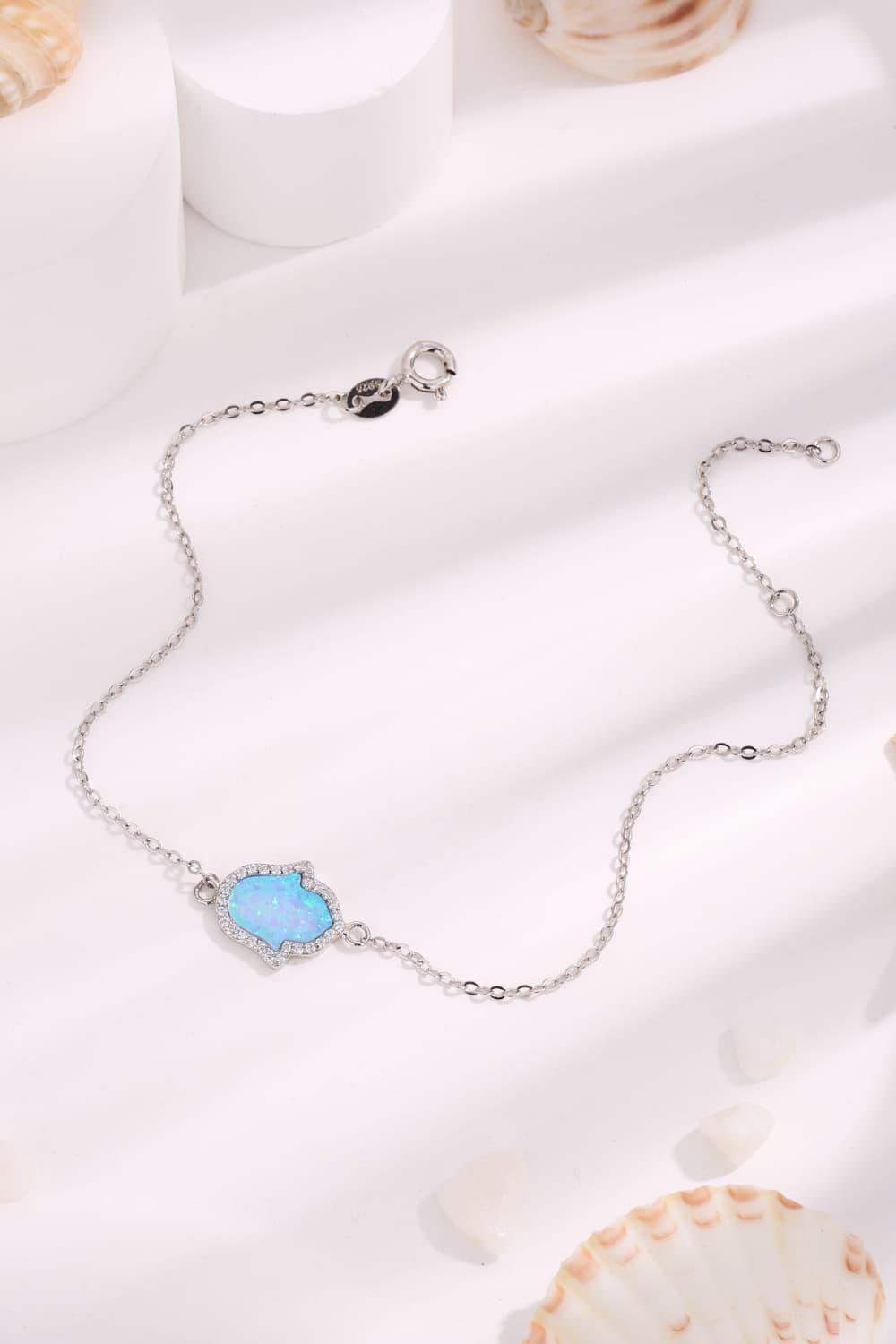 Opal 925 Sterling Silver Bracelet-Teresa&#39;s Fashionista LLC