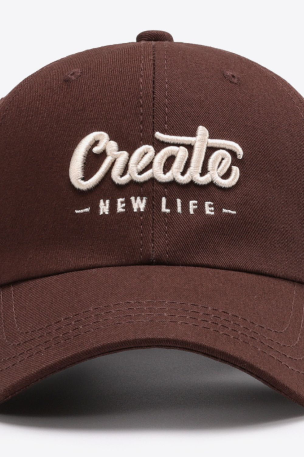 CREATE NEW LIFE Adjustable Cotton Baseball Cap-Teresa&#39;s Fashionista LLC