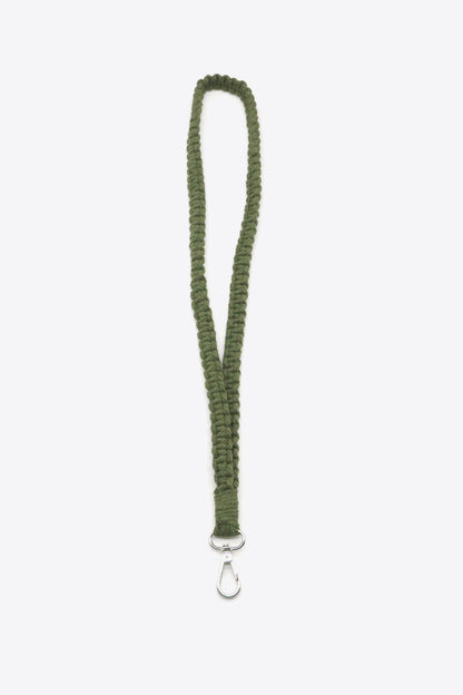 Assorted 2-Pack Hand-Woven Lanyard Keychain-Teresa&#39;s Fashionista LLC