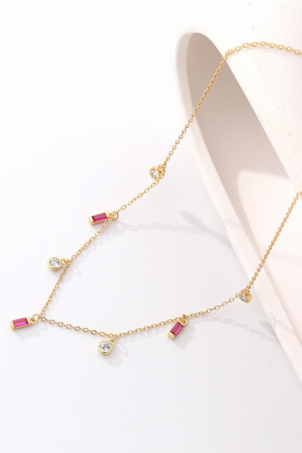 18K Gold Plated Multi-Charm Chain Necklace-Teresa&#39;s Fashionista LLC