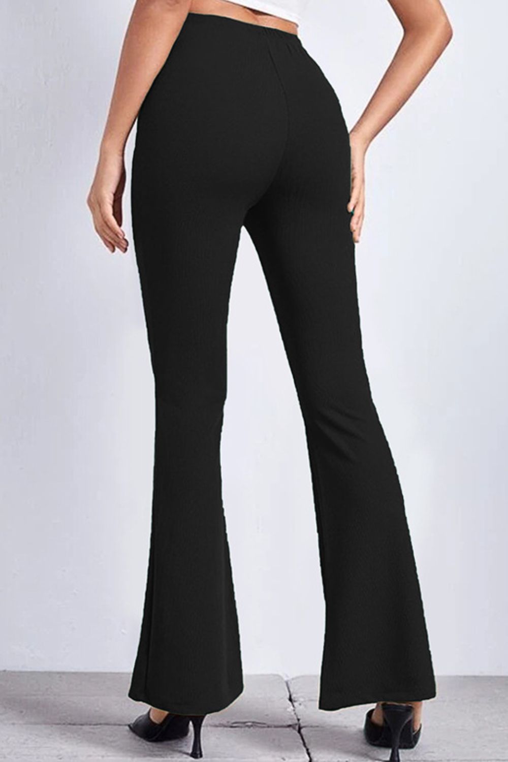 High Rise Flare Pants-Teresa&#39;s Fashionista LLC