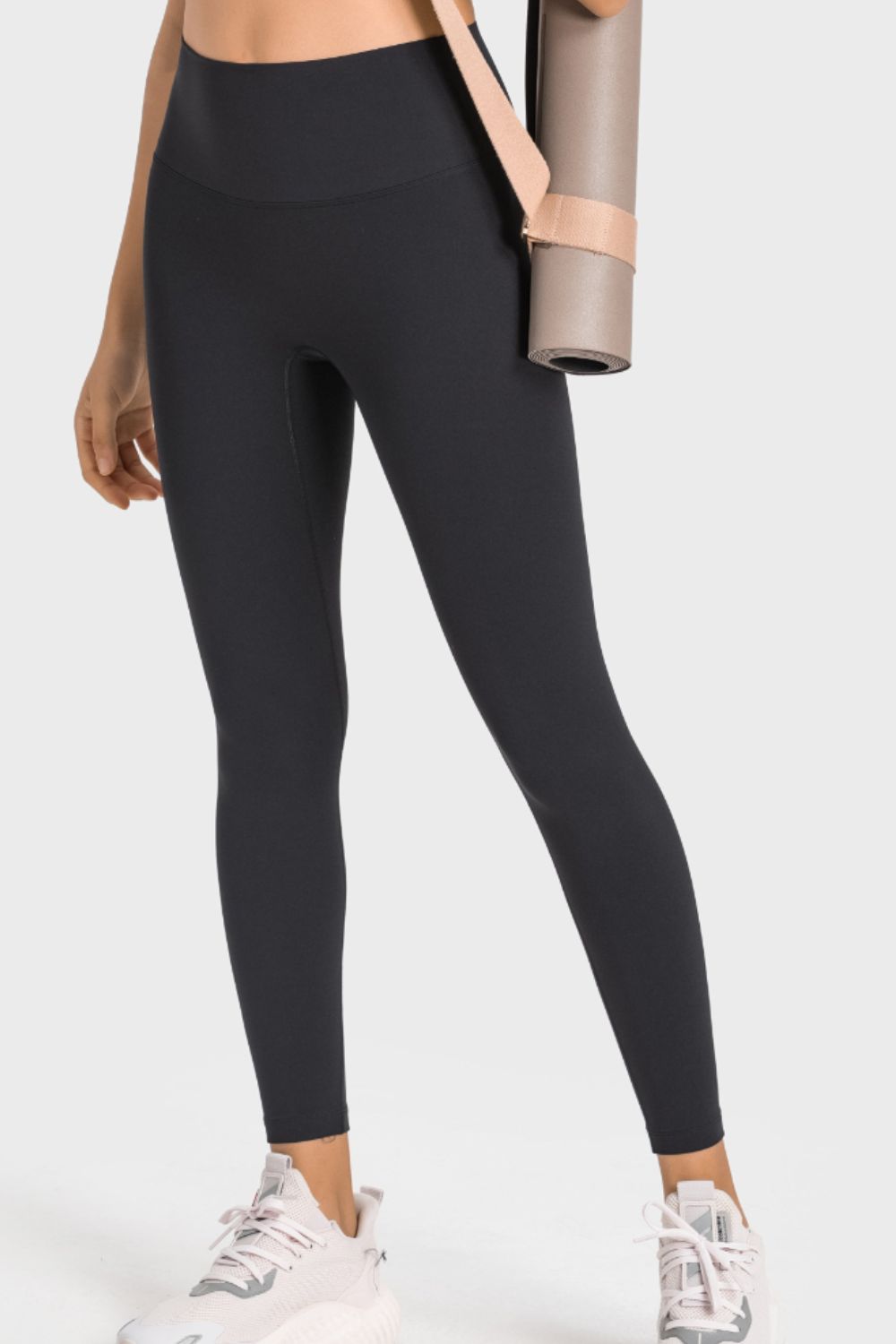 High-Rise Wide Waistband Yoga Leggings-Teresa&#39;s Fashionista LLC