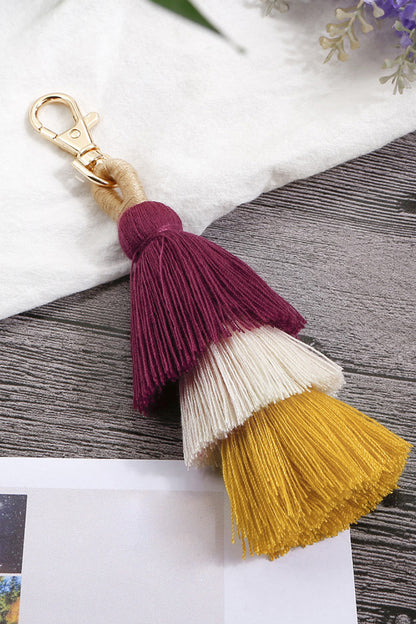 Layered Tassel Keychain-Teresa&#39;s Fashionista LLC