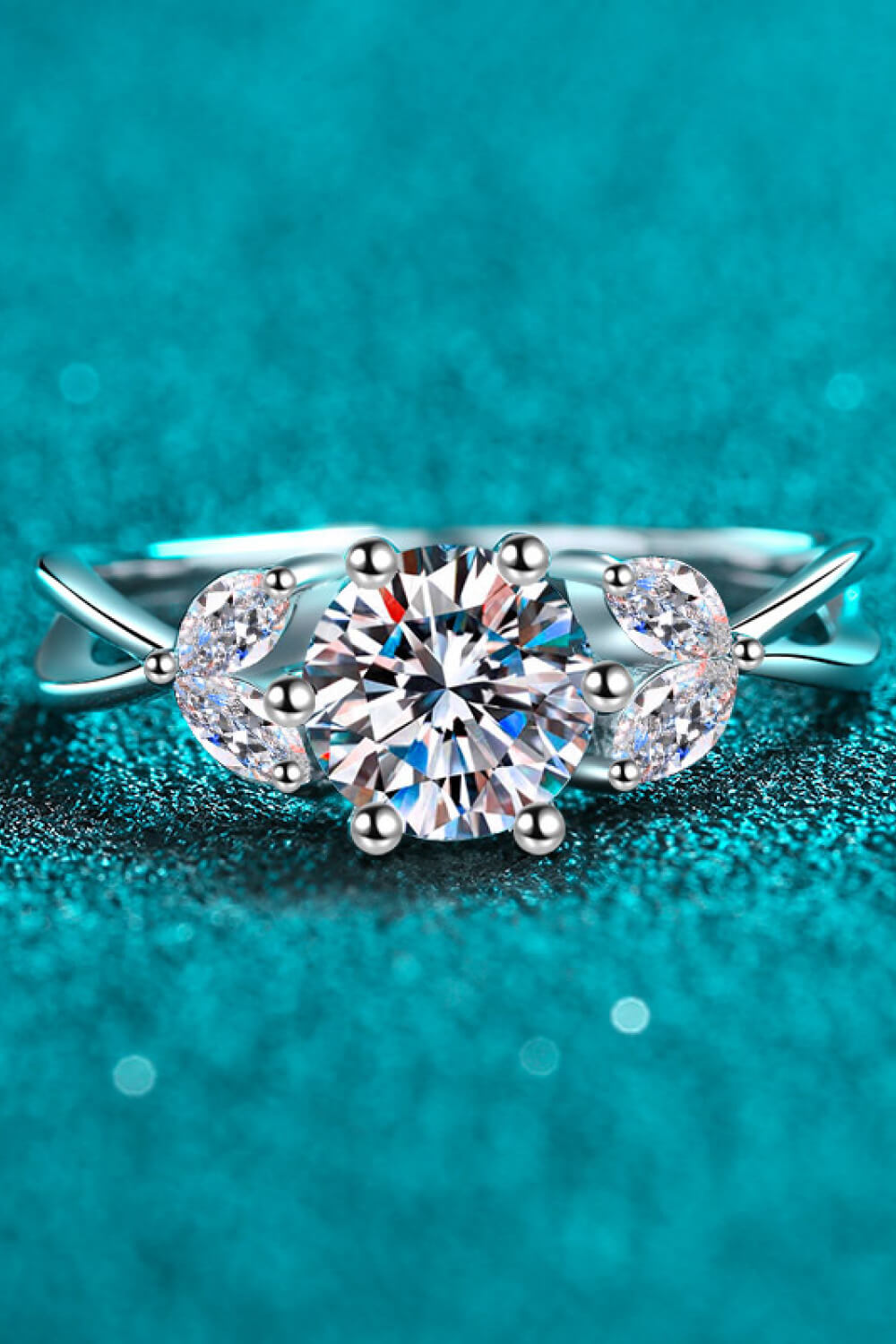 Come With Me 1 Carat Moissanite Ring-Teresa&#39;s Fashionista LLC