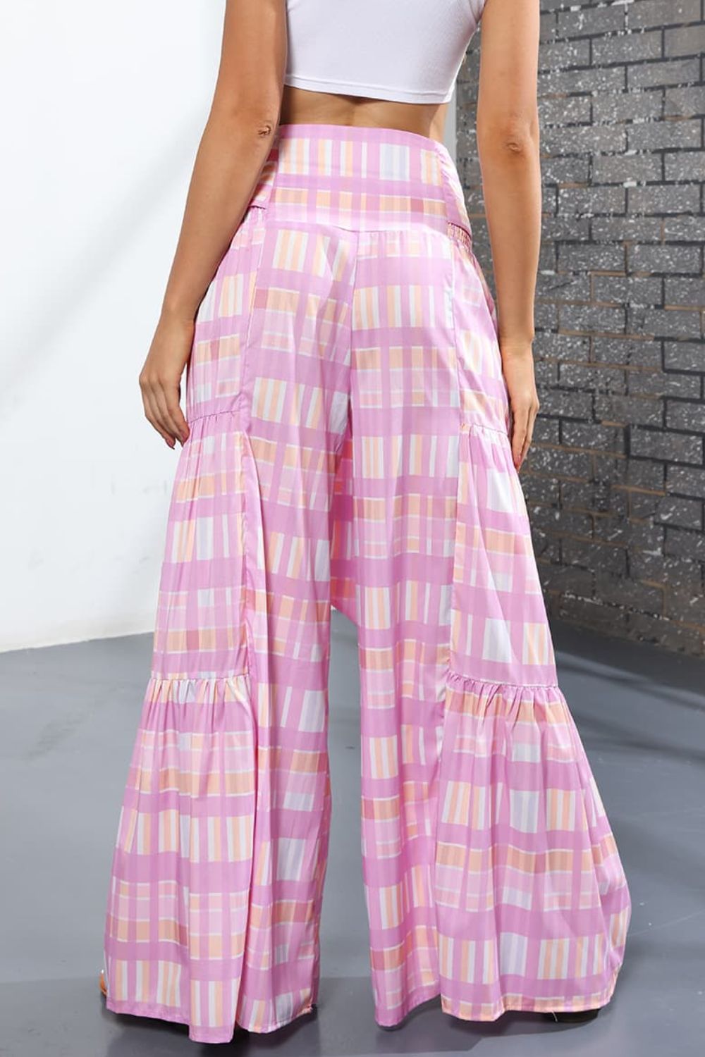 Printed High-Rise Tied Culottes-Teresa&#39;s Fashionista LLC