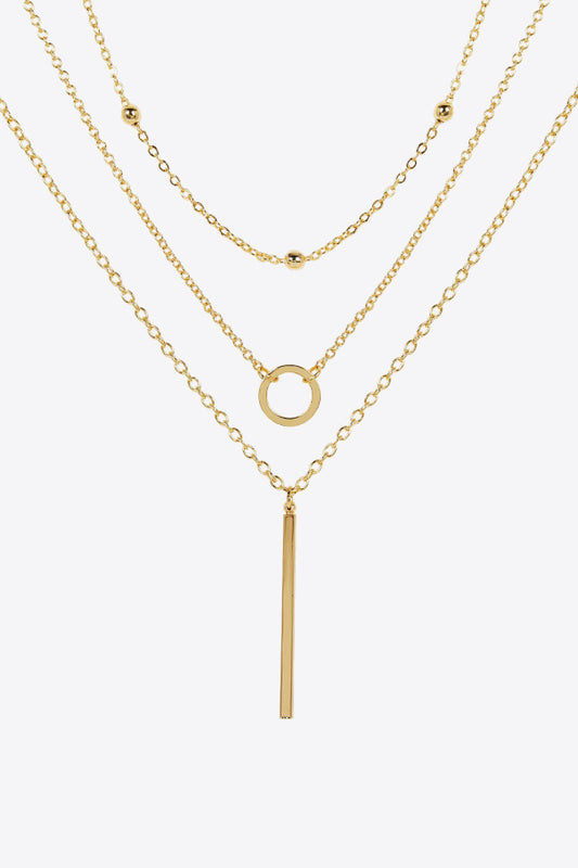 Basic Three-Piece Chain Necklace Set-Teresa&#39;s Fashionista LLC