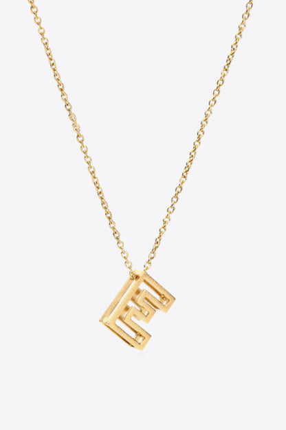 A to J Letter Pendant Nekclace-Teresa&#39;s Fashionista LLC