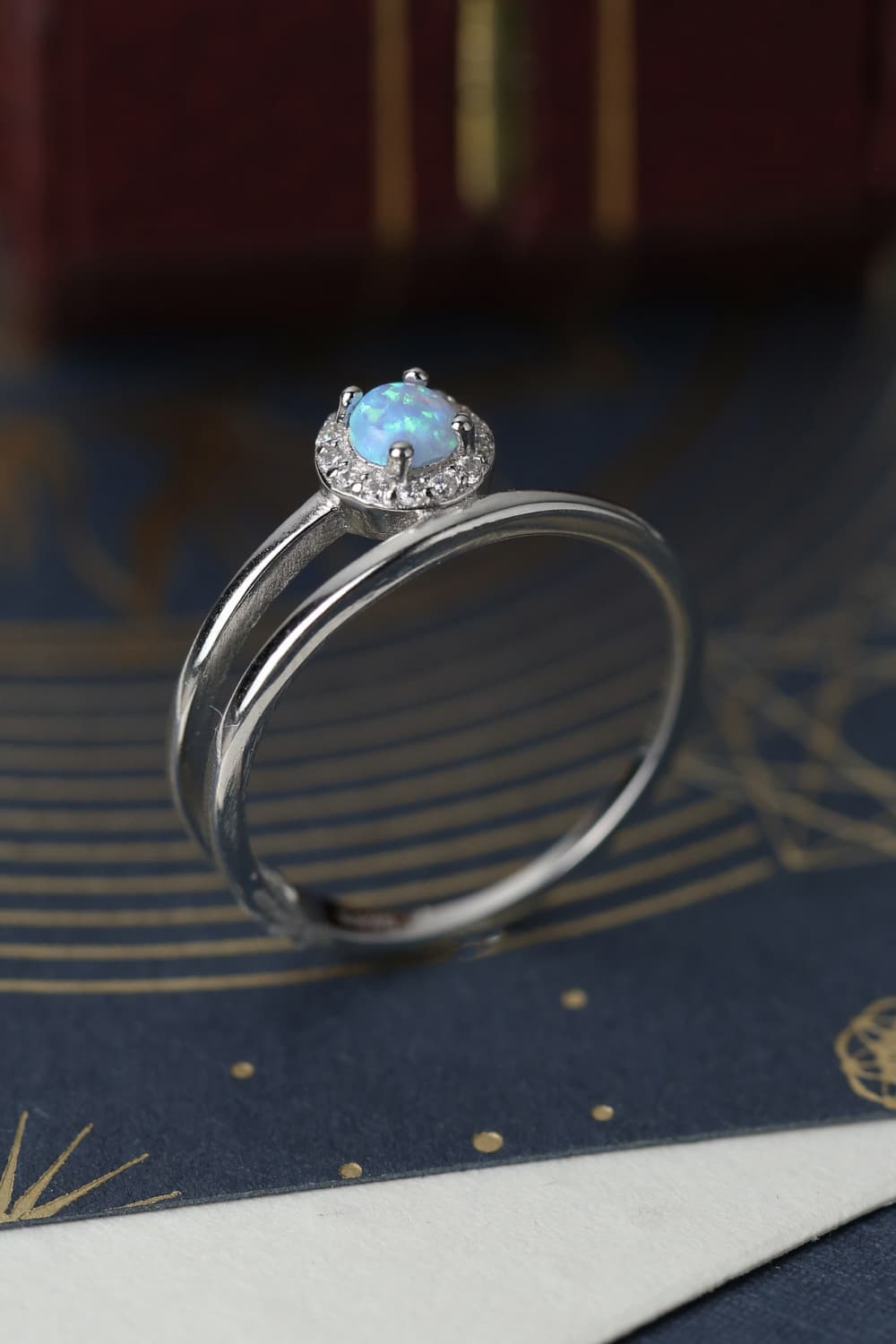 Opal Bypass Ring-Teresa&#39;s Fashionista LLC