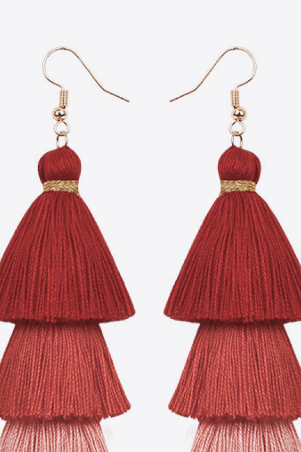 Layered Tassel Earrings-Teresa&#39;s Fashionista LLC