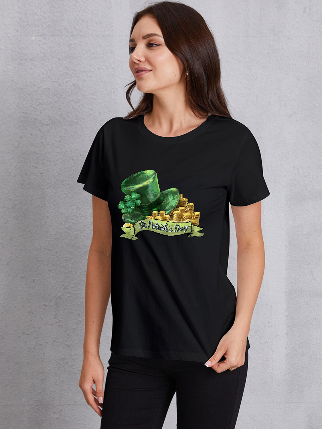 ST. PATRICK'S DAY Round Neck T-Shirt-Teresa&#39;s Fashionista LLC