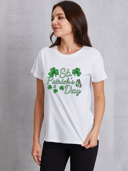 ST. PATRICK'S DAY Round Neck T-Shirt-Teresa&#39;s Fashionista LLC