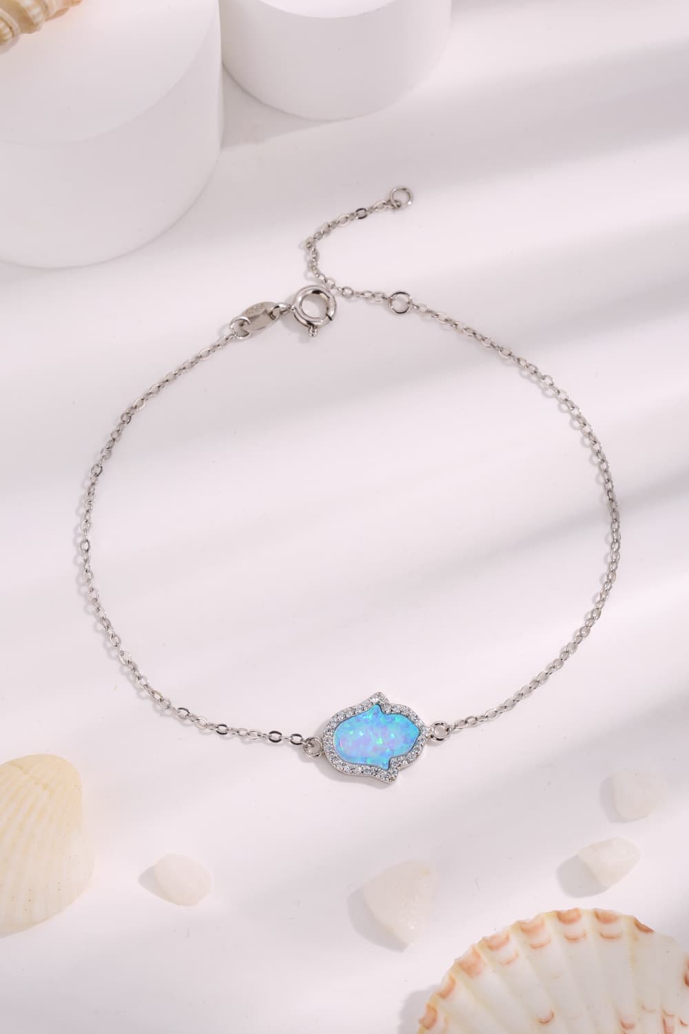 Opal 925 Sterling Silver Bracelet-Teresa&#39;s Fashionista LLC