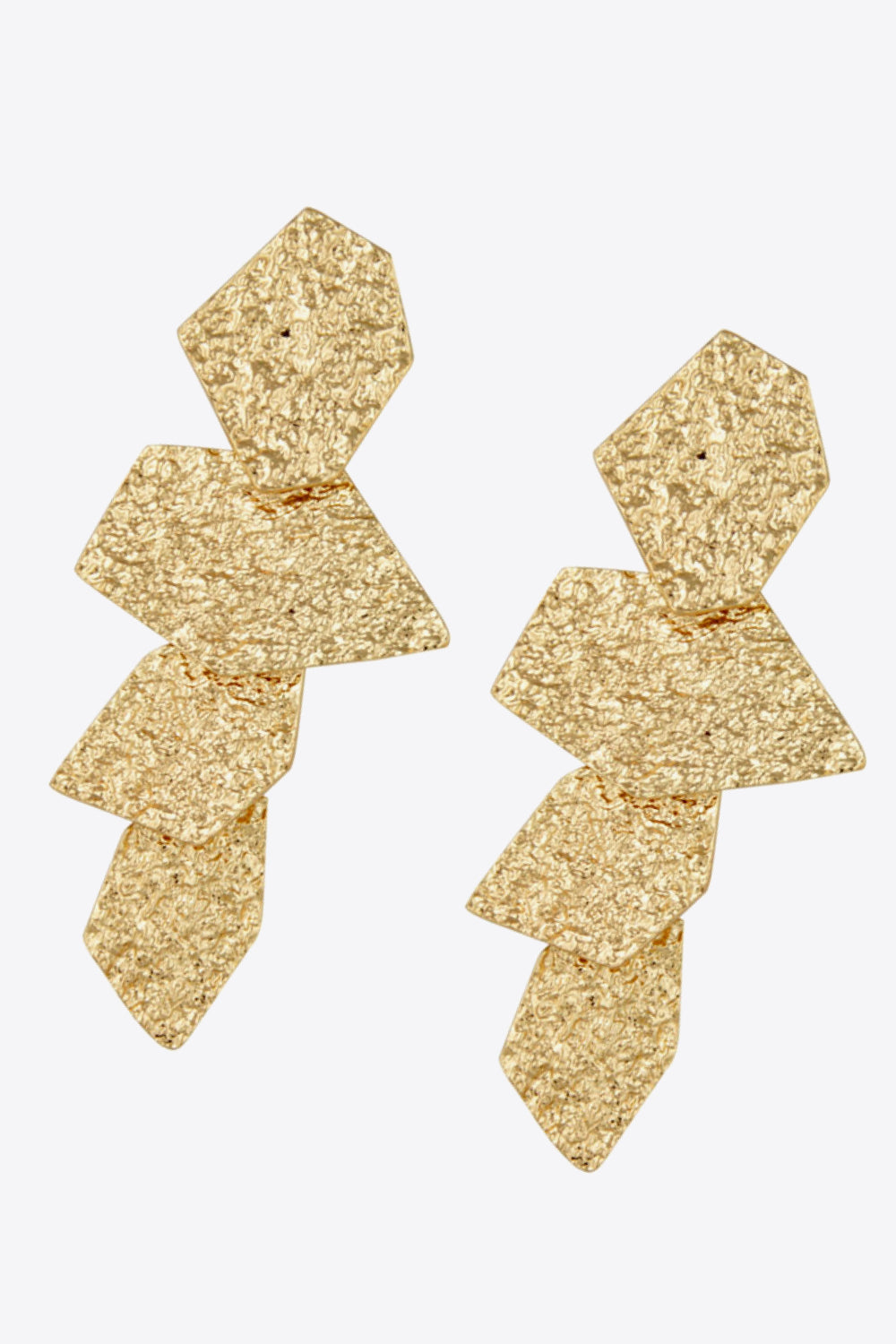 18K Gold-Plated Irregular Earrings-Teresa&#39;s Fashionista LLC