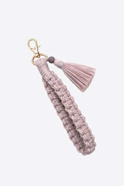 Wristlet Keychain with Tassel-Teresa&#39;s Fashionista LLC